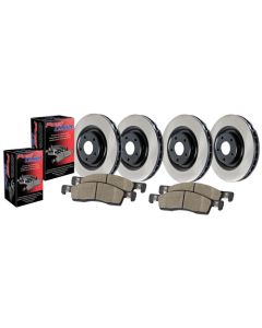 Centric Oe Coated 4 Wheel Disc Brake Kits 90640015 