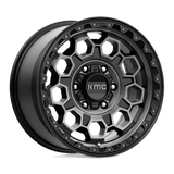 17X9 SATIN BLACK WITH GRAY TINT 18MM KMC Wheel