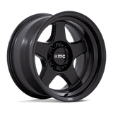 17X8.5 MATTE BLACK 18MM KMC Wheel