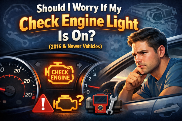Should I Worry If My Check Engine Light Is On? (2016 & Newer Vehicles)
