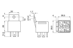 Bosch® 0332209138 - Diesel Glow Plug Relay
