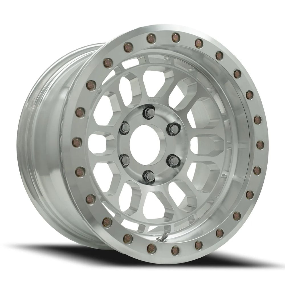 17x9 Aluminum Wheel with 6x135 Bolt Pattern - MachIned