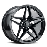 20x12 Aluminum Wheel with 5x4.75 Bolt Pattern - Satin Black
