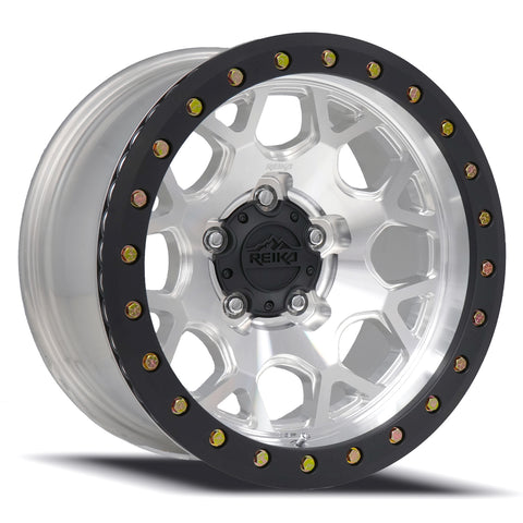 17x9.0 Aluminum Wheel with 5x127 Bolt Pattern - MachIned
