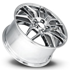 19x10 Aluminum Wheel with 5x4.75 Bolt Pattern - Chrome