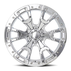 20x9 Aluminum Wheel with 6x5.5 Bolt Pattern - Chrome