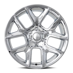 24x10 Aluminum Wheel with 6x5.5 Bolt Pattern - Chrome