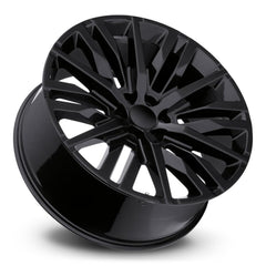 22x9 Aluminum Wheel with 6x5.5 Bolt Pattern - Gloss Black