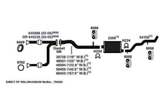 AP Exhaust® 54150 - Exhaust Tailpipe