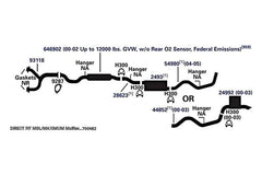 AP Exhaust® 54980 - Aluminized Steel Exhaust Tailpipe