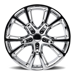 20x10 Aluminum Wheel with 5x5 Bolt Pattern - Chrome