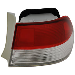 CIVIC 99-00 TAIL LAMP LH, Outer, Lens and Housing, Coupe