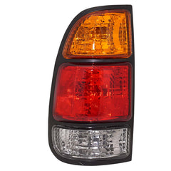 TUNDRA 00-05 TAIL LAMP LH, Assembly, Amber/Clear/Red Lens, w/ Standard Bed, Regular and Access Cab