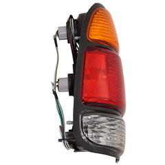 TUNDRA 00-05 TAIL LAMP LH, Assembly, Amber/Clear/Red Lens, w/ Standard Bed, Regular and Access Cab