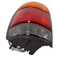 TUNDRA 00-05 TAIL LAMP LH, Assembly, Amber/Clear/Red Lens, w/ Standard Bed, Regular and Access Cab