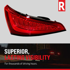 TUNDRA 00-05 TAIL LAMP LH, Assembly, Amber/Clear/Red Lens, w/ Standard Bed, Regular and Access Cab