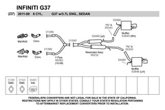 Walker® 50362 - Aluminized Steel Exhaust Y-Pipe