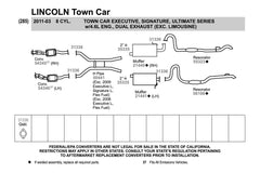 Walker® 54345 - Ultra™ Direct Fit Small Oval and Standard Oval Body Catalytic Converter and Pipe Assembly