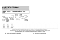 Walker® 50469 - Ultra™ Direct Fit Round Body Catalytic Converter and Pipe Assembly