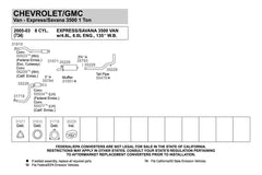 Walker® 55533 - Ultra™ Direct Fit Small Oval Body Catalytic Converter and Pipe Assembly