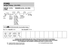Walker® 53316 - Ultra™ Direct Fit Standard Oval Body Catalytic Converter and Pipe Assembly