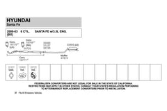 Walker® 16771 - Ultra™ Direct Fit Round Body Catalytic Converter and Pipe Assembly