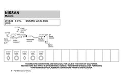 Walker® 54809 - Ultra™ Direct Fit Round Body Catalytic Converter and Pipe Assembly