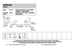 Walker® 53826 - Aluminized Steel Exhaust Front Pipe