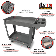 Wilmar Hand Tools Poly Service Cart 30 x 16"