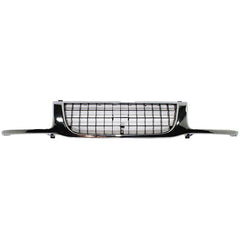 RODEO 93-97 GRILLE, Chrome Shell/Painted Black Insert