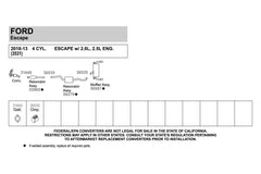 Walker® 50087 - Quiet-Flow™ Stainless Steel Oval Bare Exhaust Muffler and Pipe Assembly