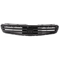 CIVIC 99-00 GRILLE, Textured Black Shell and Insert, w/o Molding, (Exc. GX Model), Sedan