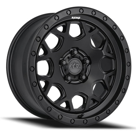 17x8.0 Aluminum Wheel with 5x114.3 Bolt Pattern - Satin Black