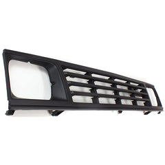 MIGHTY MAX 87-89 GRILLE, Plastic, Painted Black Shell and Insert