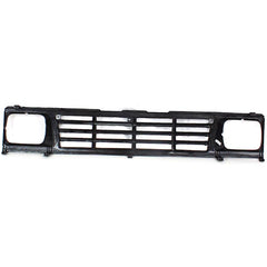 MIGHTY MAX 87-89 GRILLE, Plastic, Painted Black Shell and Insert