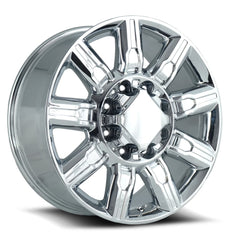 20x8.5 Aluminum Wheel with 8x180 Bolt Pattern - Chrome