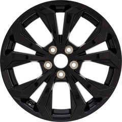 18x7 Factory Replacement New Alloy Wheel for 2022-2023 Toyota Rav-4 with 10 Spoke Painted Black