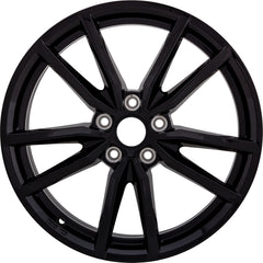 18x7.5 Factory Replacement New Alloy Wheel for 2019-2021 Volkswagen Golf GTI with 10 Spoke Painted Black