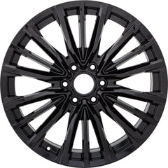 22x9 Factory Replacement New Alloy Wheel for 2023-2024 Cadillac Escalade with 18 Spoke Painted Black