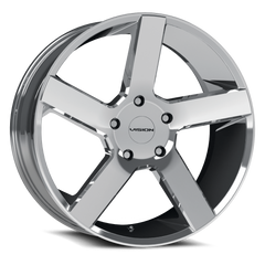 Vision 472 Switchback 22x9.5 6x139.7 +30et 74.1 Chrome Wheel