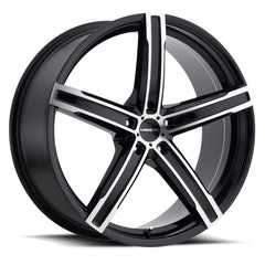 Vision 469 Boost 17x7 5x108 +38et 73.1 Gloss Black Machined Face Wheel