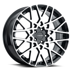 Vision 474 Recoil 18x8 5x120 +38et 73.1 Gloss Black Machined Face Wheel