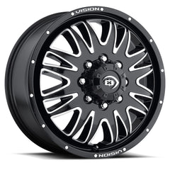 Vision 401 Rival 20x8.25 8x165.1 +105.5et Gloss Black Machined Face Wheel