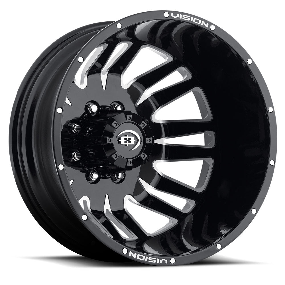 Vision 401 Rival Vision 401 Rival 20x8.25 8x200 -166.1et Gloss Black Machined Face Wheel