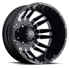 Vision 401 Rival 20x8.25 8x200 -145et Gloss Black Machined Face Wheel
