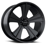 Vision 327 Missile 20x11 5x115 +27et 71.5 Satin Black Wheel