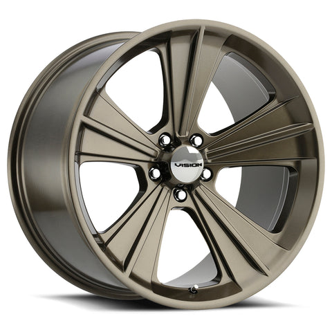 Vision 327 Missile 20x11 5x114.3 +50et 83 Metallic Bronze Wheel