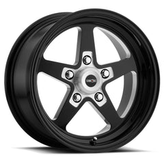 Vision 571 Sport Star Ii 17x4.5 5x120.65/5x120.65 -24et 83.1 Gloss Black W/ Milled Center Wheel