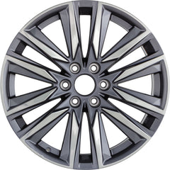 22x9 Factory Replacement New Alloy Wheel for 2021-2024 Cadillac Escalade with 12 Spoke Painted Charcoal/Polished