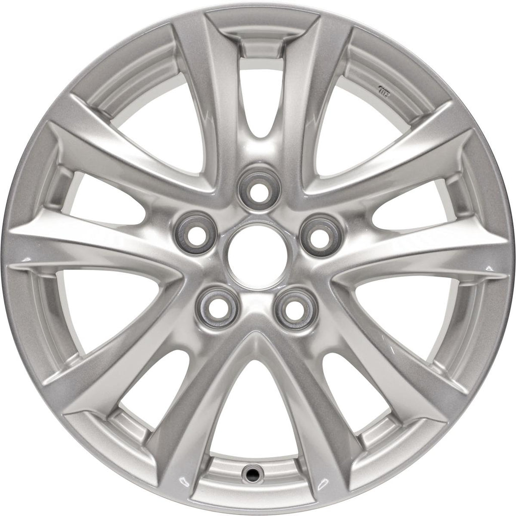 16x6.5 Factory Replacement New Alloy Wheel For Mazda Mazda3 2014-2016